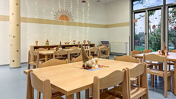 Raum der Kita Kleine Riesen Magdeburg